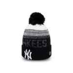 BONNET YANKEES SPORT KNIT POM BLEU MARINE/BLANC