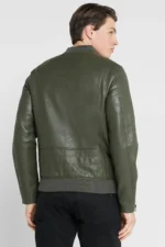 VESTE JACK&JONES EN ÉCO-CUIR - VERT – Image 5