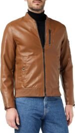 VESTE JACK&JONES EN ÉCO-CUIR - MARRON – Image 4