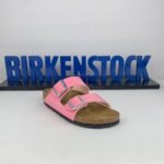 BIRKENSTOCK ARIZONA BS - PATENT CANDY PINK\BLACK – Image 2