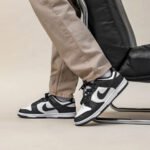 NIKE DUNK LOW 'BLACK WHITE PANDA' (GS) – Image 6