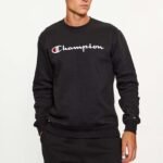 CHAMPION CREWNECK SWEAT-SHIRT HOMME - NOIR