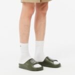 LACOSTE SERVE SLIDE 2.0 KHAKI / WHITE – Image 7