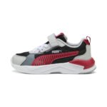 PUMA X-RAY 3 LT AC+PS - BLACK/DARK CRIMSON