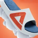 PEAK TAICHI LIGHTWIGHT SLIPPERS - OFF WHITE / BLUE – Image 2