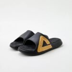 PEAK TAICHI LIGHTWIGHT SLIPPERS - BLACK / GOLD – Image 2