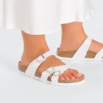 BIRKENSTOCK FRANCA - SHINY LIZARD WHITE – Image 6