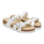 BIRKENSTOCK FRANCA - SHINY LIZARD WHITE – Image 2