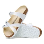 BIRKENSTOCK FRANCA - SHINY LIZARD WHITE – Image 4