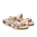 BIRKENSTOCK FRANCA - SHINY LIZARD LIGHT ROSE – Image 2