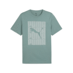 TEE-SHIRT GRAPHICS PUMA WORDING - GREEN – Image 2