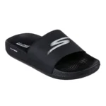 SKECHERS HYPER SLIDE HYPER COMFORT - BLACK – Image 2