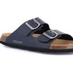 DOUBLE-BUCKLE SLIPPER - BLUE