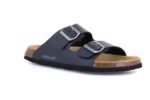 DOUBLE-BUCKLE SLIPPER - BLUE