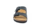 DOUBLE-BUCKLED SLIPPER - BLACK – Image 3