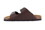 DOUBLE-BUCKLE SLIPPER - BROWN – Image 4