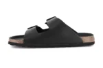 DOUBLE-BUCKLE SLIPPER - TOTAL BLACK – Image 4