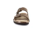 DOUBLE- RE-SOFT BUCKLE SLIPPER - BROWN – Image 3