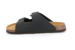 DOUBLE-BUCKLE SLIPPER - BLACK – Image 4