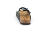 DOUBLE-BUCKLE SLIPPER - BLACK – Image 5