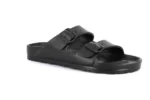 RUBBER SLIPPER - BLACK