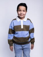 POLO STRIPES BLUE&BROWN - BROS – Image 2