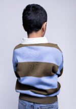 POLO STRIPES BLUE&BROWN - BROS – Image 3