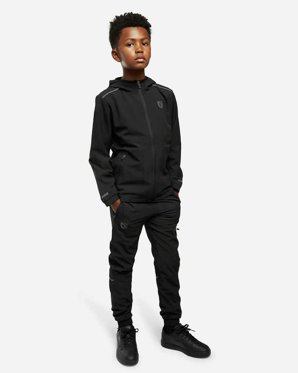 footkorner-survetement-fk-sahel-junior-noir-SAHELSURKIDS-010_1 FK Sahel Junior Tracksuit - BLACK – Image 1