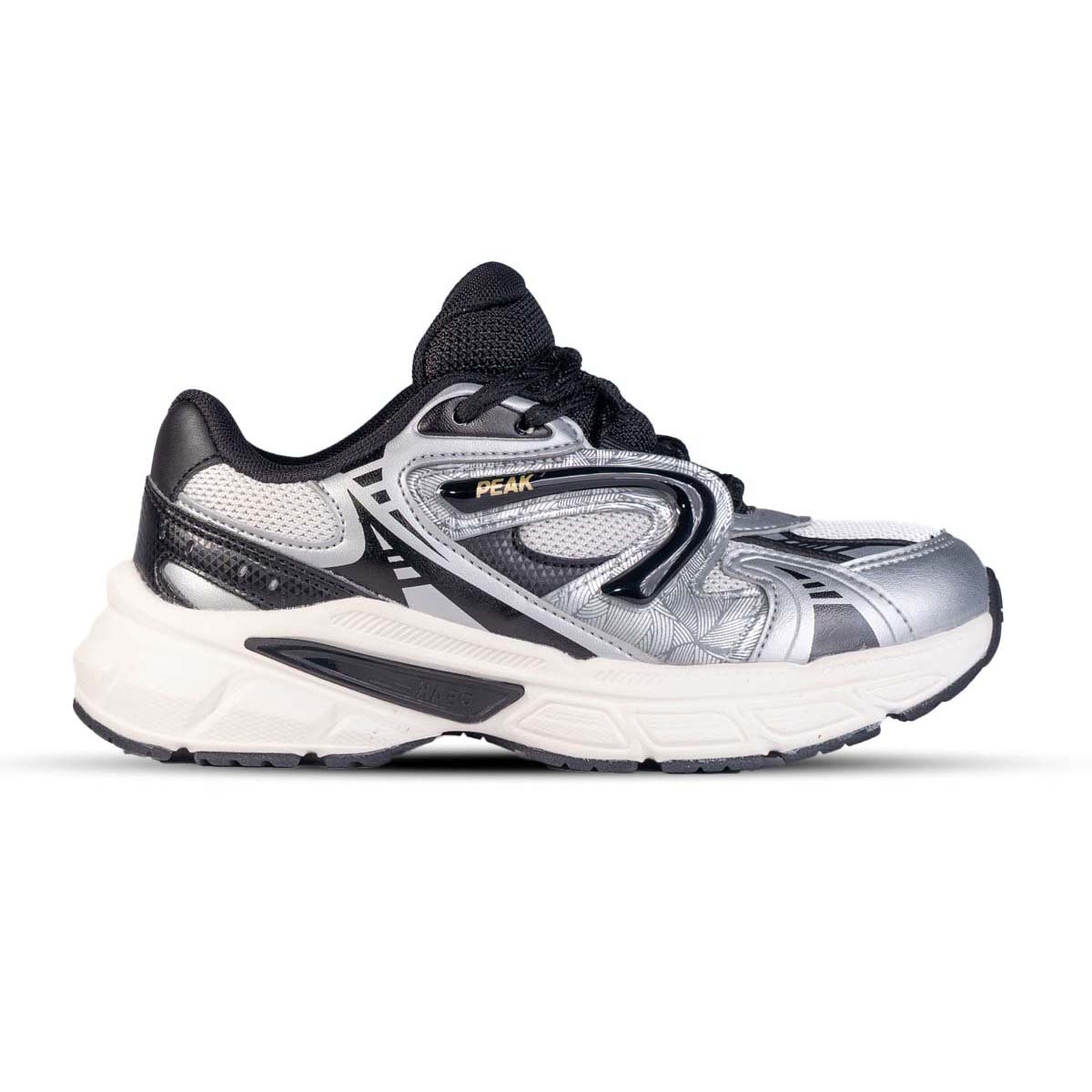 EK54430E-2220-1 Peak Kids Casual Shoes Lt.Gray/Black – Image 1