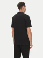 Adidas Essentials Black Pique Polo Shirt – Image 3