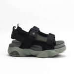 SANDALS PEAK -BLACK/OLIVE GREEN