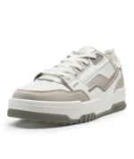 X-TEP Lifestyle Shoes Canvas White/Lt. Grey Brown – Image 4