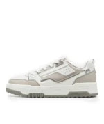 X-TEP Lifestyle Shoes Canvas White/Lt. Grey Brown – Image 2