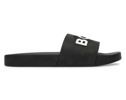 SLIDE  BOSS KIDS JUNIOR BLK WHITE