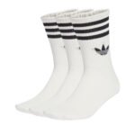 Chaussettes mi-mollet 3 bandes (3 paires) ADIDAS