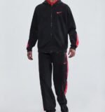 ENSEMBLE NIKE Sportswear Club Cardigan With Black Hood