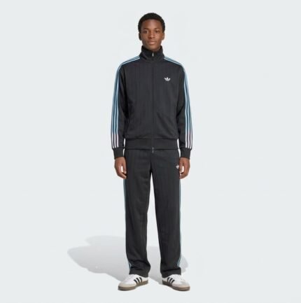 ENSEMBLE ADIDAS ORIGINALS Men's black FIREBIRD DROP NEEDLE TRACK TOP