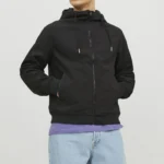 Jack & Jones Jjebasic Softshell Hood Noos (12236300) black