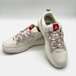 CHASSURE PEAK CULTURE SHOES CANAVAS WHITE/RED – Image 2
