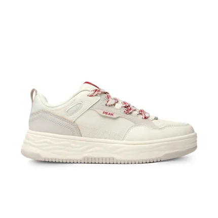 CHASSURE PEAK CULTURE SHOES CANAVAS WHITE/RED