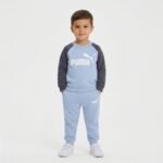 ENSEMBLE PUMA Minicats Essentials Raglan Crew Set Toddler