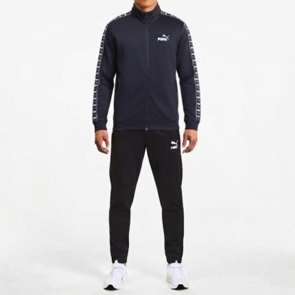 Ensemble Puma Poly Tape Suit Tracksuit Set Men Green 684853-75