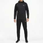 ENSEMBLE PUMA Veste Evostripe Warm Fz Hoodie, Noir, Hommes
