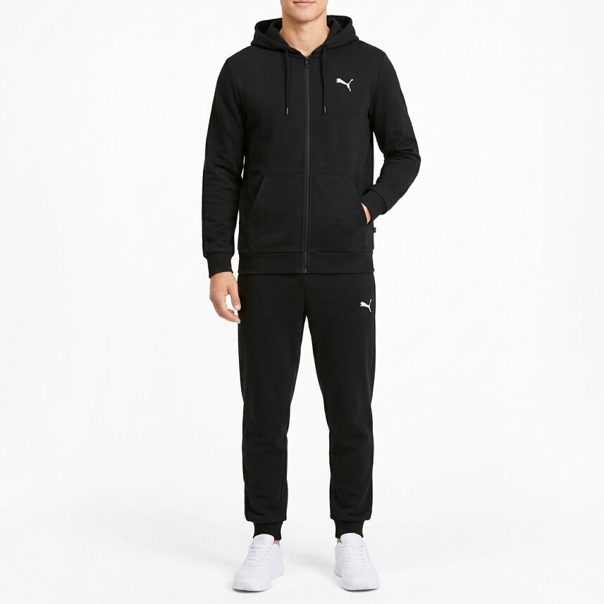 Gemini_Generated_Image_b3kgc2b3kgc2b3kg ENSEMBLE Puma Ess Small Logo Full-Zip Hoodie – Image 1