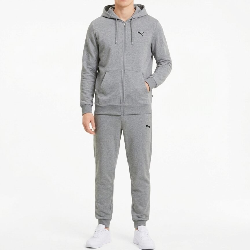 Gemini_Generated_Image_qn263kqn263kqn26 PUMA Sweatshirt with Hood Grey – Image 1